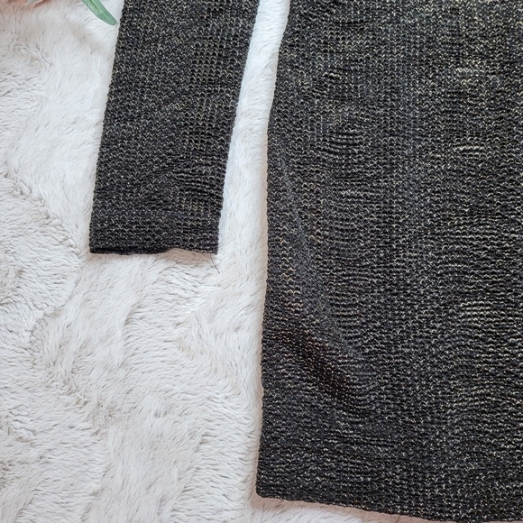 BCBGeneration Sparkle Tonight Off Shoulder Mini Dress Black Gold Size XXS - Picture 6 of 13